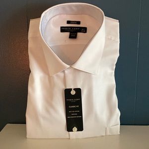 NWT White Men’s Dress Shirt